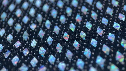 Tissu avec cristaux brodés, Slider Shot