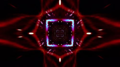 Video mit abstraktem VJ-Nomenhintergrund