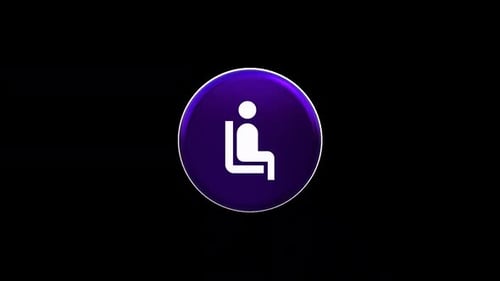 Airline Seat Recline Normal Icon