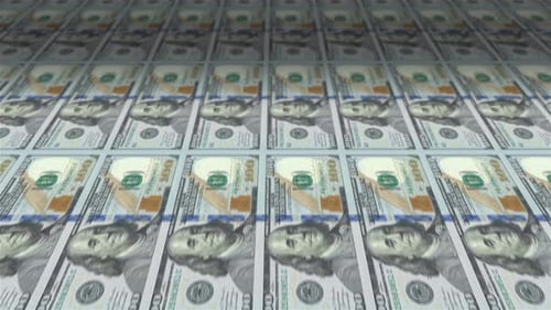 Printing 100 Dollars Bills