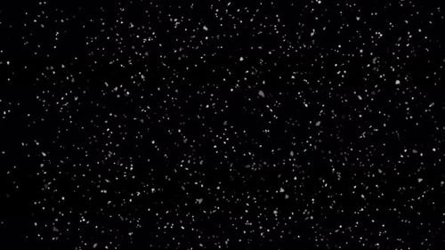 Particules de neige