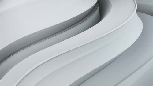 Gentle White Waves Loop