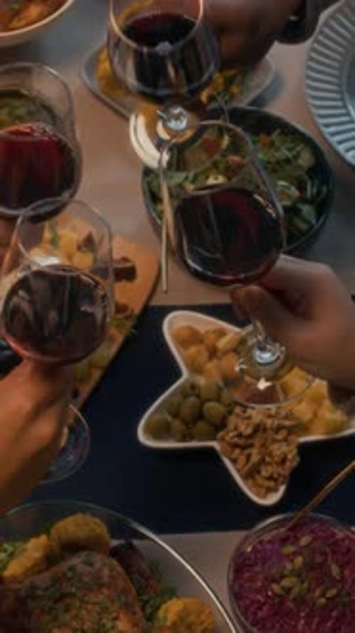 Festive Food Feast with Friends and Family