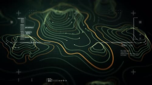Futuristic Holographic Topographic Environment 03