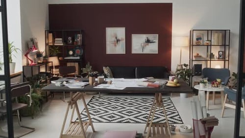 Modern Interior Designer Workspace Interior
