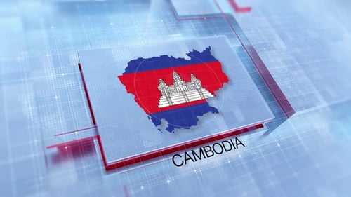 Displaying The Cambodia Map
