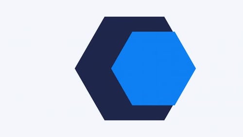Hexagon transition background