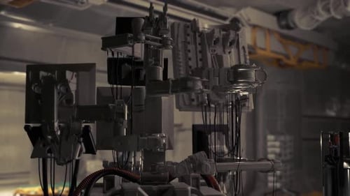 Science Laboratory Setup in a Secret Bunker Focusing on Advanced Experiments