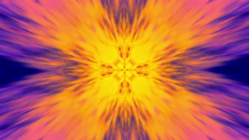 Geometric shapes background, seamless loop of psychedelic energy flow, mandala abstract