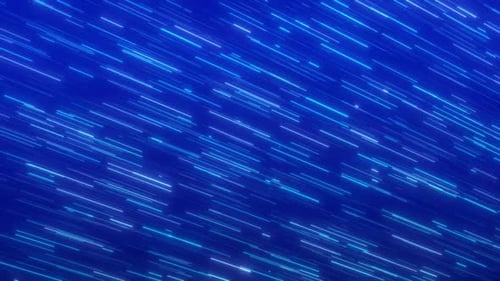 Abstract Glowing Blue Lines Digital Data Stream Background