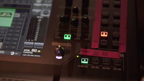 Video of Stage Light Control Panel Absence