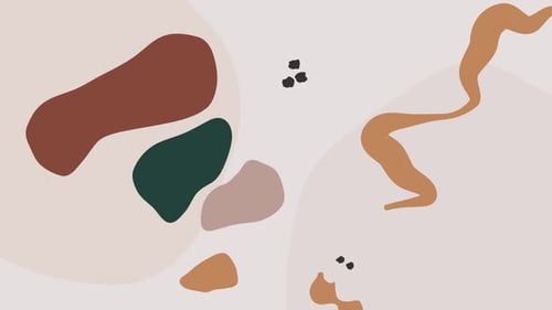 Beige Abstract Animated Background In Minimal Trendy Style