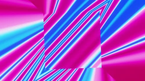 Abstract geometric lines purple moving randomly vj loop 3d render. Magic transformation