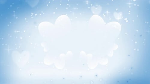 Romantic Floating Hearts Animation for Wedding and Anniversaries