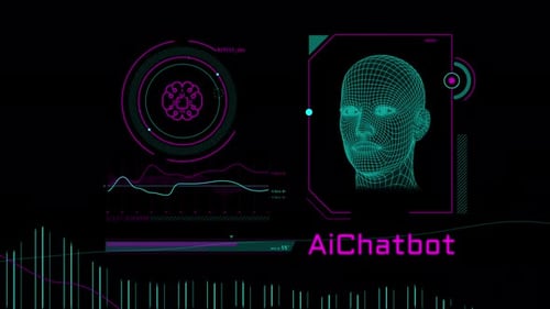 Animation of Infographics About Artificial Intelligence Chatbot
