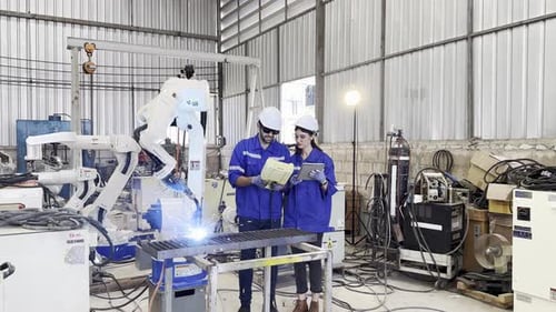 Industrial Robotic Arm.