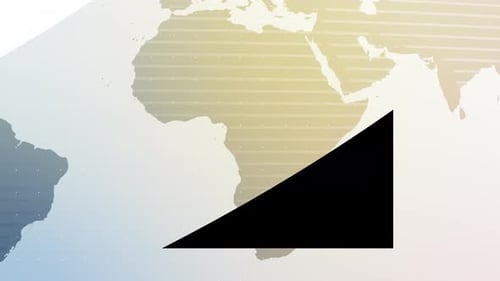 Game Time Collection: Lower third animation of one grey card with red bands for football broadcast o