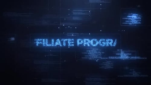 Futuristic Digital Glitch Text Reveal Opener