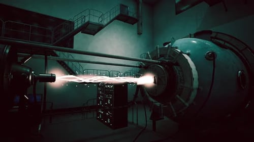 Futuristic Energy Beam Experiment in Dark Science Laboratory