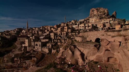 The wonderful city of Uchisar, Cappadocia