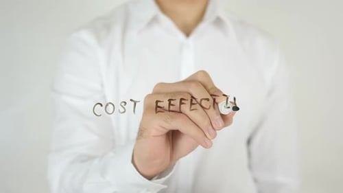 Cost Effective, Written on Glass