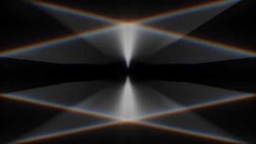 Horizontal Rainbow Edge Laser Scan