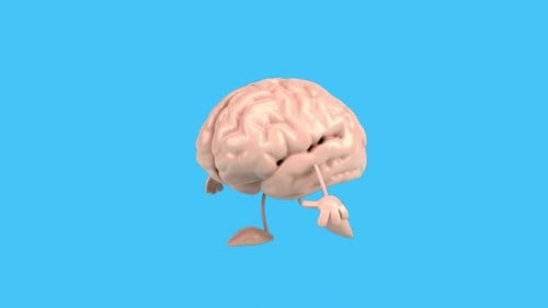 Lustiger 3D-Zeichentrick-Braindance (inklusive Alpha-Kanal)