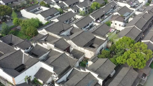 ancient chinese architecture in hangzhou city