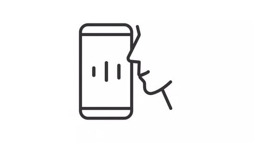 Animated Voice Control Linear Icon