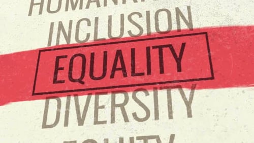 Distressed Grunge Text Highlight for Equality and Diversity