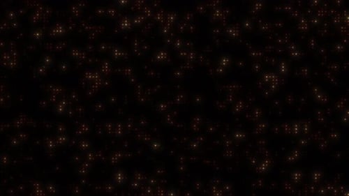 Glowing digital dots