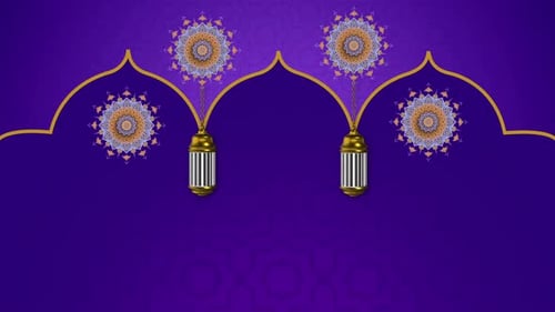 Ramadan Loop Animated Background