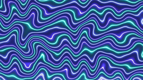 Abstract Glowing Neon Lines Seamless Loop Background