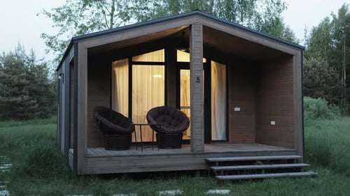 Secluded Wooden Cabin in a Rural, Natural Setting