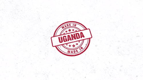 Made In Uganda Rubber Stamp