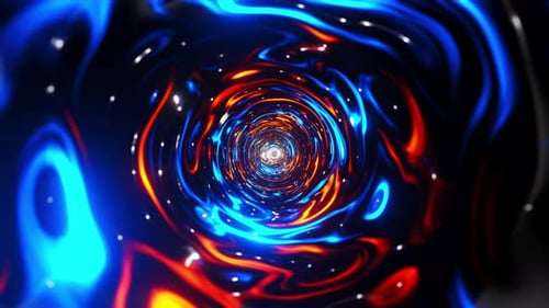 A Colorful Journey into the Heart of Space. Infinitely looped animation