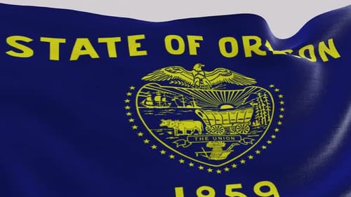 Flag Of Oregon State
