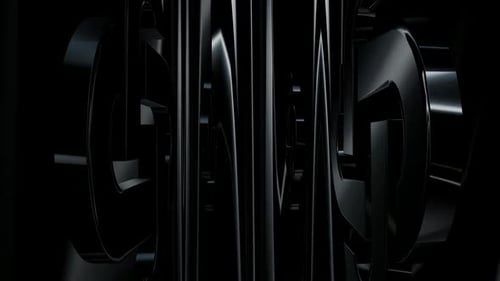 Sleek Dark Geometric Tunnel Motion Background