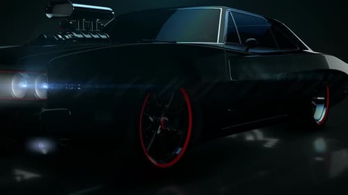 Overhead to Underside Cinematic Car Zoom – 3D Vehicle Animation
