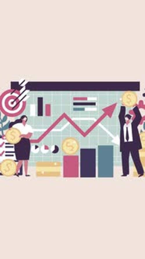 Business Data Research, Analysis Concept On Vertical