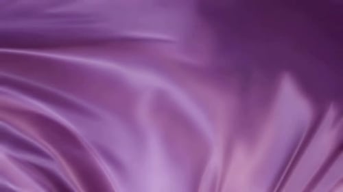 Abstract Flowing Purple Fabric Background Animation