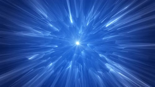 Abstract blue futuristic background with glowing lines, energetic, magical, like crystal, abstract