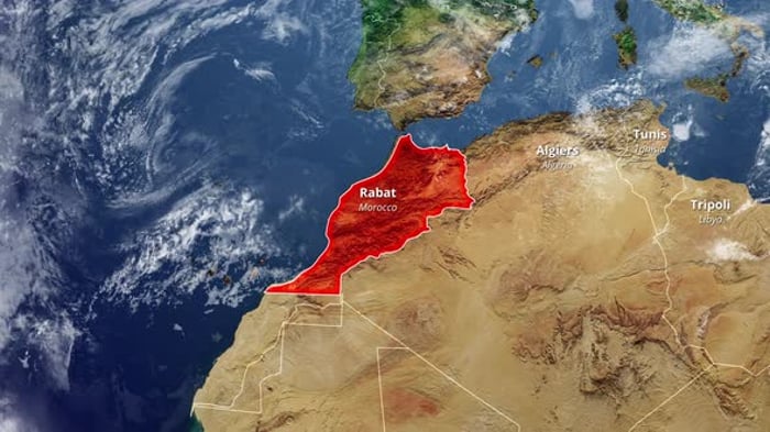 Morocco Zoom Map 2D, Backgrounds Motion Graphics ft. city & country ...