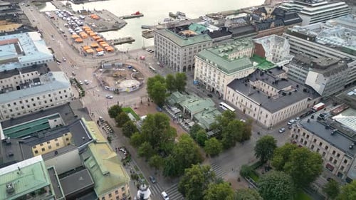 Helsinki, Finland aerial view