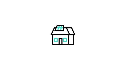 Icono animado de la casa