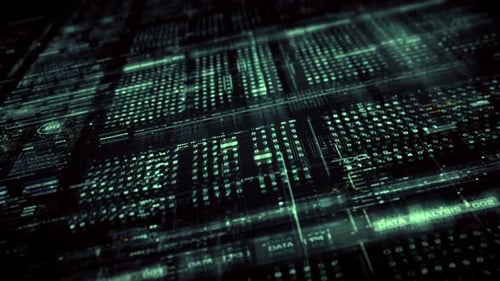 Data Matrix Nexus Advanced Simulation UI Background 05