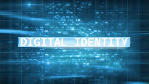 Arrière-plans de haute technologie pour l'identité numérique V 07
