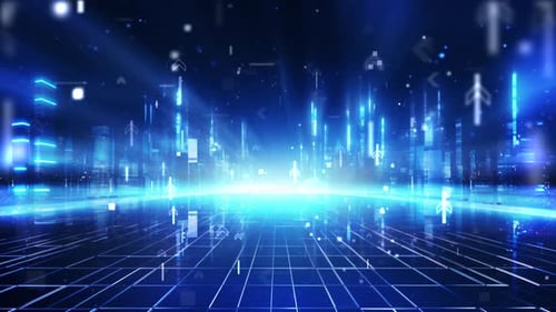 Blue Corporate Background Loop