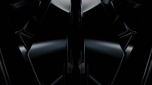 Abstract Geometric Dark Loop Background Animation