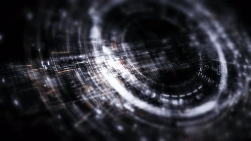 Futuristic Abstract Digital Data Stream Network Background